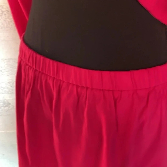 NWT House of Harlow 1960 barbie pink linen skirt suit set size LARGE - Picture 6 of 13